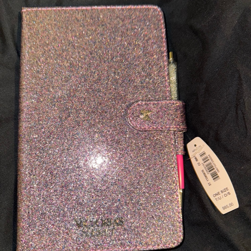 Victoria's Secret Pink and Silver Glitter Accessory